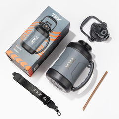 Garrafa Térmica em Aço Inoxidável TKK-2011 1000ml Isolada a Vácuo para Uso Externo e Esportes
