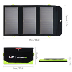 ALLPOWERS SP002 Painel Solar com Bateria Embutida 10000mAh 5V 21W