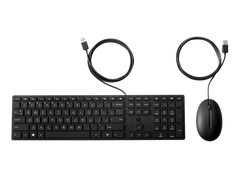 HP Wired Desktop 320MK – Teclado e Mouse com fio USB