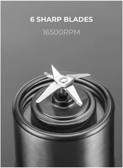 Blupebble 450 ml Portable Rechargeable Blender (BP‑BLENDER450‑SL)