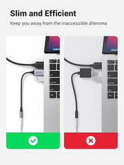 UGREEN 30757 – Adaptador de Áudio USB 2.0 para 3,5 mm (Alumínio, 25 cm)