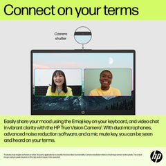 LAPTOP HP 15-fd0154wm | PRODUTIVIDADE E INTELIGÊNCIA ARTIFICIAL Grandes Destaques: Processador Intel® Core™ Ultra 5 | Ecrã IPS Touchscreen de 15.6" | Gráficos Intel® Arc™