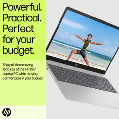 LAPTOP HP 15-fd0154wm | PRODUTIVIDADE E INTELIGÊNCIA ARTIFICIAL Grandes Destaques: Processador Intel® Core™ Ultra 5 | Ecrã IPS Touchscreen de 15.6" | Gráficos Intel® Arc™