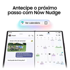 Smartphone dobrável Samsung Galaxy Z Fold8 Ultra 5G 12GB RAM 256GB Tela 8.0" Dynamic AMOLED 2X 120Hz Snapdragon 8 Elite Gen 5 Estrutura em Titânio