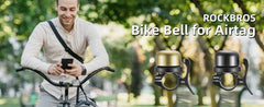 Campainha para Bicicleta ROCKBROS com Suporte para AirTag