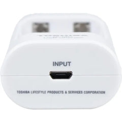 Carregador Toshiba USB para Pilhas AA/AAA TNHC-6GME4 com 4 Pilhas AA Inclusas