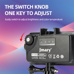 Iluminador LED à Prova d'Água Jmary FM-72RGB | Mergulho até 40m – Modos RGB Multicores e Bateria de 3000mAh
