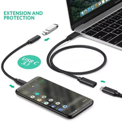UGREEN Cabo Extensor USB-C Macho para Fêmea Gen 2 – 1 Metro (10387)