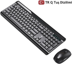 Kit Teclado e Mouse Sem Fio HP CS500 Wireless Combo (Preto)