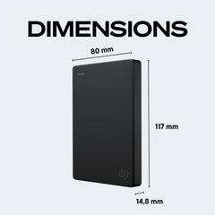 DISCO RÍGIDO EXTERNO SEAGATE 2 TB PORTÁTIL
