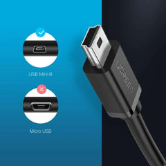 UGREEN Cabo USB 2.0 A-Macho para Mini-B – 1 Metro (10383)