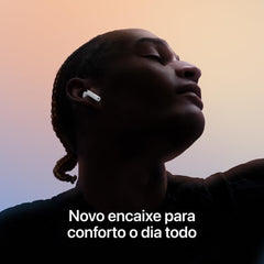 Apple AirPods 4 | Chip H2, Áudio Espacial e Estojo de Recarga USB-C