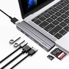 WiWU T9 8‐in‐1 USB-C Hub (Aluminum Alloy Case)