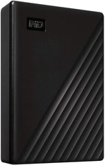 Disco Rígido Externo Portátil WD My Passport 5TB (Preto) | Capacidade Gigante, Interface USB 3.0, Fator de Forma de 2.5" com Encriptação de Hardware e Proteção por Palavra-passe