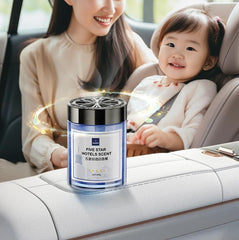 Ambientador Automotivo Bálsamo Sólido WiWU Premium Star (WI-AI004) | Aroma Exclusivo Hotel Hilton – Acabamento Premium em Alumínio
