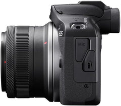 Câmera Canon EOS R100 Mirrorless com Lente RF-S 18-45mm