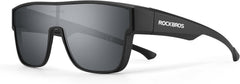 ROCKBROS Polarized Fit Over Glasses Sunglasses – Óculos Envelopantes Polarizados com Proteção UV400 (Unissex)