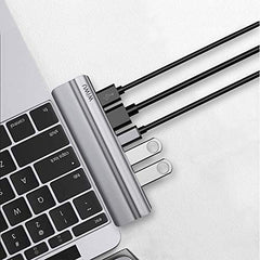 WIWU T9 8 In 1 USB-C Hub Aluminum Alloy Case