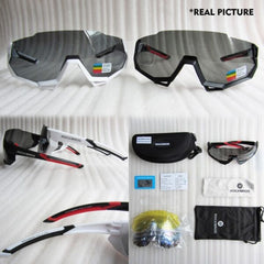 Óculos de Ciclismo ROCKBROS – 5 Lentes Intercambiáveis