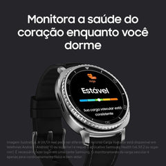 Smartwatch Samsung Galaxy Watch8 Classic 46mm Bluetooth / GPS Tela Super AMOLED de Safira com Catraca Giratória