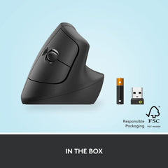 Logitech Lift Vertical Ergonomic Mouse – Sem Fio