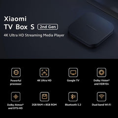 Mi TV Box S 2ª Geração (4K Ultra HD)