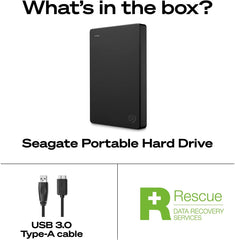 DISCO RÍGIDO EXTERNO SEAGATE 2 TB PORTÁTIL