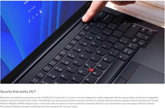 Lenovo ThinkPad X1 Carbon Gen 11 21HM002DUS Black Laptop, i7-1355U, 16GB, 512GB PCIe SSD, 14.0" IPS Touch Wide UXGA (1920x1200), Intel Iris Xe, Windows 11 Pro