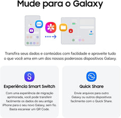 Smartphone dobrável Samsung Galaxy Z Fold8 5G 12GB RAM 256GB Tela Dobrável Dynamic AMOLED 2X 120Hz Processador Snapdragon 8 Elite Gen