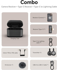 Hollyland Lark M2S Wireless Microphone Ultimate Combo