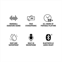 COLUNA BLUETOOTH PORTÁTIL MARSHALL EMBERTON III