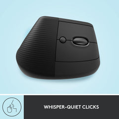 Logitech Lift Vertical Ergonomic Mouse – Sem Fio