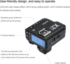 Godox X2T-C Disparador de Flash Sem Fio TTL para Canon