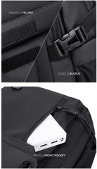 Mochila Arctic Hunter B00531 – Impermeável, com Compartimento para Laptop 15″-17″ e Porta USB