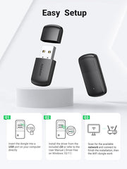 UGREEN Adaptador WiFi USB AC650 para PC