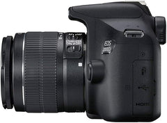 Canon EOS 2000D DSLR + Lente EF-S 18-55mm f/3.5-5.6 IS II – Preta