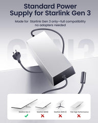 Adaptador de Alimentação Starlink Gen 3 (Fonte de Energia Original)