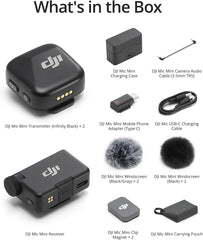 DJI Mic Mini – Microfone de Lapela Sem Fio