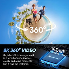 Insta360 X4 – Câmera de Ação 360° 8K