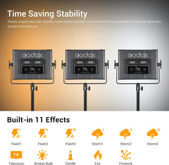Godox LDX50Bi 14" LED Panel Bicolor 65 W