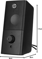 Colunas HP DHS-2101 | Sistema de Som 2.0 com 12W de Potência e Alimentação USB
