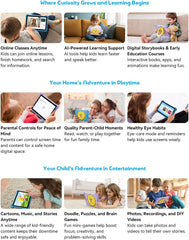 Tablet Infantil Blackview Link 1 Kids 8.68" | 4GB RAM, 64GB de Armazenamento, Bateria de 5000 mAh, Sistema com Espaço iKids e Design Compacto