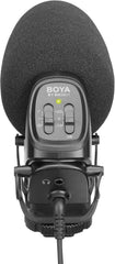 Microfone Shotgun Supercardioide BOYA BY-BM3031 para Câmeras DSLR