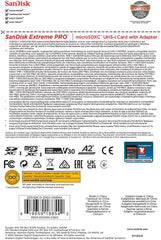 Cartão de Memória MicroSDXC SanDisk Extreme PRO UHS-I 256GB