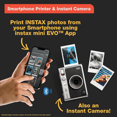 Fujifilm Instax Mini Evo – Câmera Instantânea Híbrida