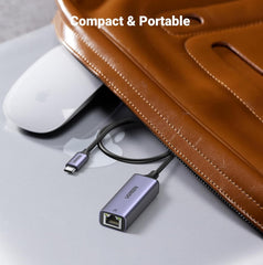 UGREEN Adaptador USB-C para Ethernet Gigabit 10/100/1000 Mbps – Modelo 40322