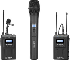 Microfone Sem Fios UHF BOYA BY-WM8 Pro-K4 Dual-Channel