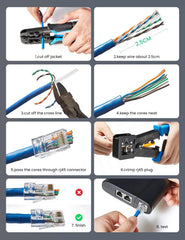 UGREEN Conector RJ45 Cat6 – Pacote com 100 Unidades (Modelo 60558)
