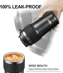Caneca Térmica TKK-2023 | 500ml com Revestimento Interno Cerâmico e Isolamento a Vácuo