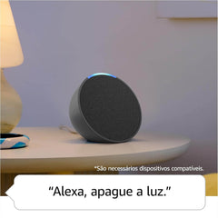 Caixa de som inteligente Amazon Echo Pop com Alexa